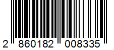 Barcode 2860182008335