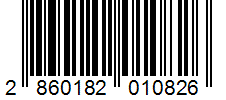 Barcode 2860182010826