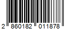 Barcode 2860182011878