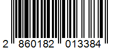Barcode 2860182013384
