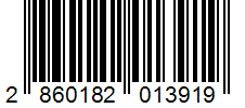 Barcode 2860182013919