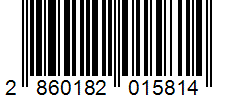 Barcode 2860182015814