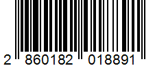 Barcode 2860182018891