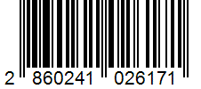 Barcode 2860241026171