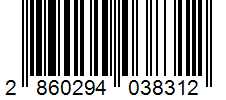 Barcode 2860294038312