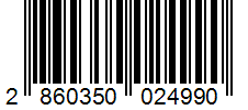 Barcode 2860350024990
