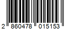 Barcode 2860478015153