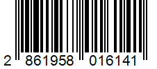 Barcode 2861958016141
