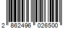 Barcode 2862496026500