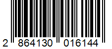 Barcode 2864130016144