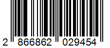Barcode 2866862029454