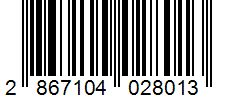 Barcode 2867104028013