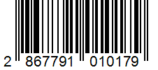 Barcode 2867791010179