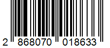 Barcode 2868070018633