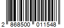 Barcode 2868500011548