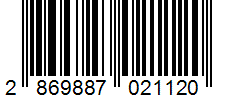 Barcode 2869887021120
