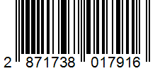 Barcode 2871738017916