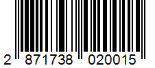 Barcode 2871738020015