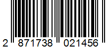 Barcode 2871738021456