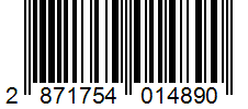Barcode 2871754014890