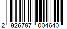 Barcode 2926797004640