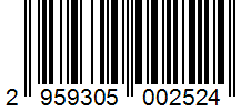 Barcode 2959305002524