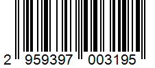 Barcode 2959397003195
