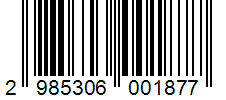 Barcode 2985306001877