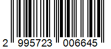 Barcode 2995723006645