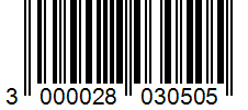 Barcode 3000028030505