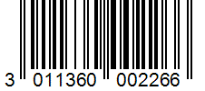 Barcode 3011360002266