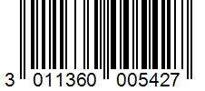 Barcode 3011360005427