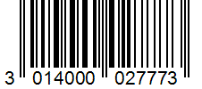 Barcode 3014000027773