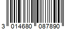 Barcode 3014680087890