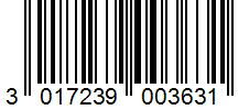 Barcode 3017239003631