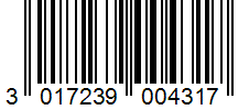 Barcode 3017239004317