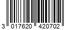 Barcode 3017620420702