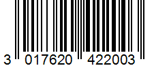 Barcode 3017620422003