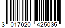 Barcode 3017620425035