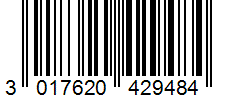 Barcode 3017620429484