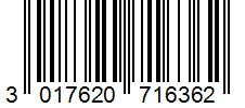 Barcode 3017620716362