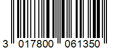 Barcode 3017800061350