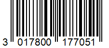Barcode 3017800177051