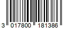 Barcode 3017800181386