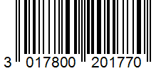 Barcode 3017800201770