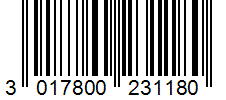 Barcode 3017800231180
