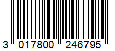 Barcode 3017800246795