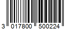 Barcode 3017800500224