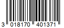 Barcode 3018170401371