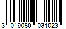 Barcode 3019080031023